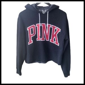 PINK Cropped Hoodie